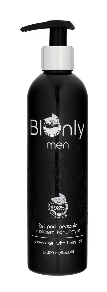 ⁨BIOnly Men Żel pod prysznic z olejem konopnym 300ml⁩ w sklepie Wasserman.eu