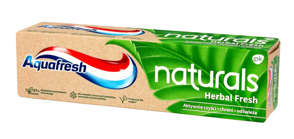 ⁨Aquafresh Naturals Toothpaste Herbal Fresh 75ml⁩ at Wasserman.eu