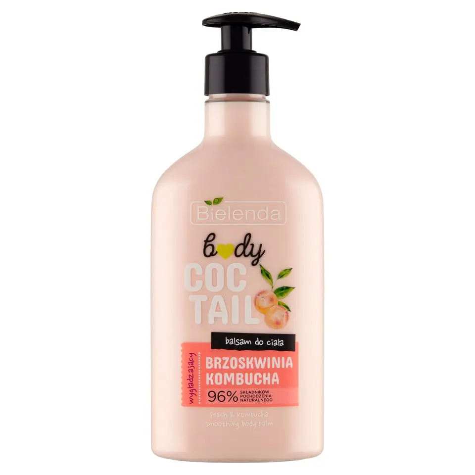 ⁨Bielenda Body Cocktail Smoothing Body Lotion Peach & Kombucha 400ml⁩ at Wasserman.eu