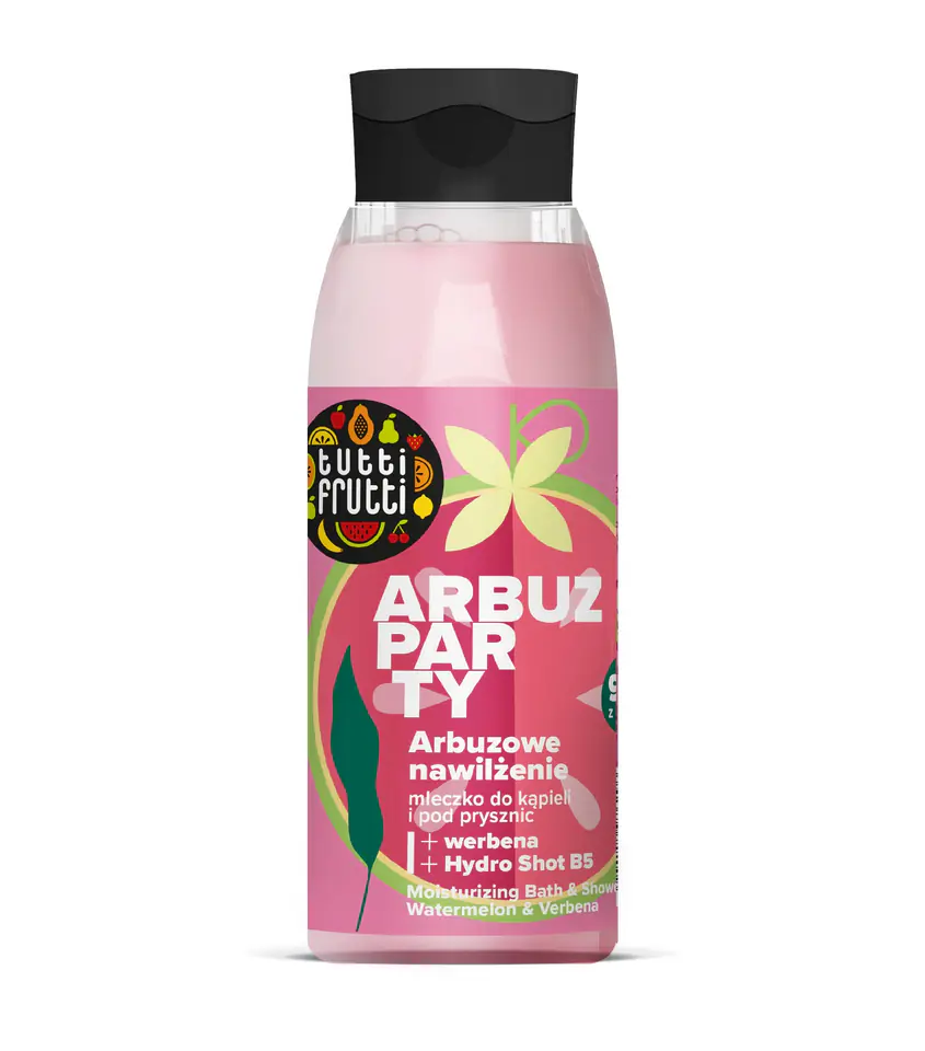 ⁨Farmona Tutti Frutti Arbuz Party Mleczko do kąpieli i pod prysznic Arbuzowe Nawilżenie 400ml⁩ w sklepie Wasserman.eu