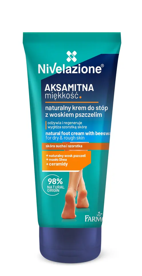 ⁨Farmona Nivelazione Feet Natural Foot Cream with Beeswax - Velvety Softness 75ml⁩ at Wasserman.eu