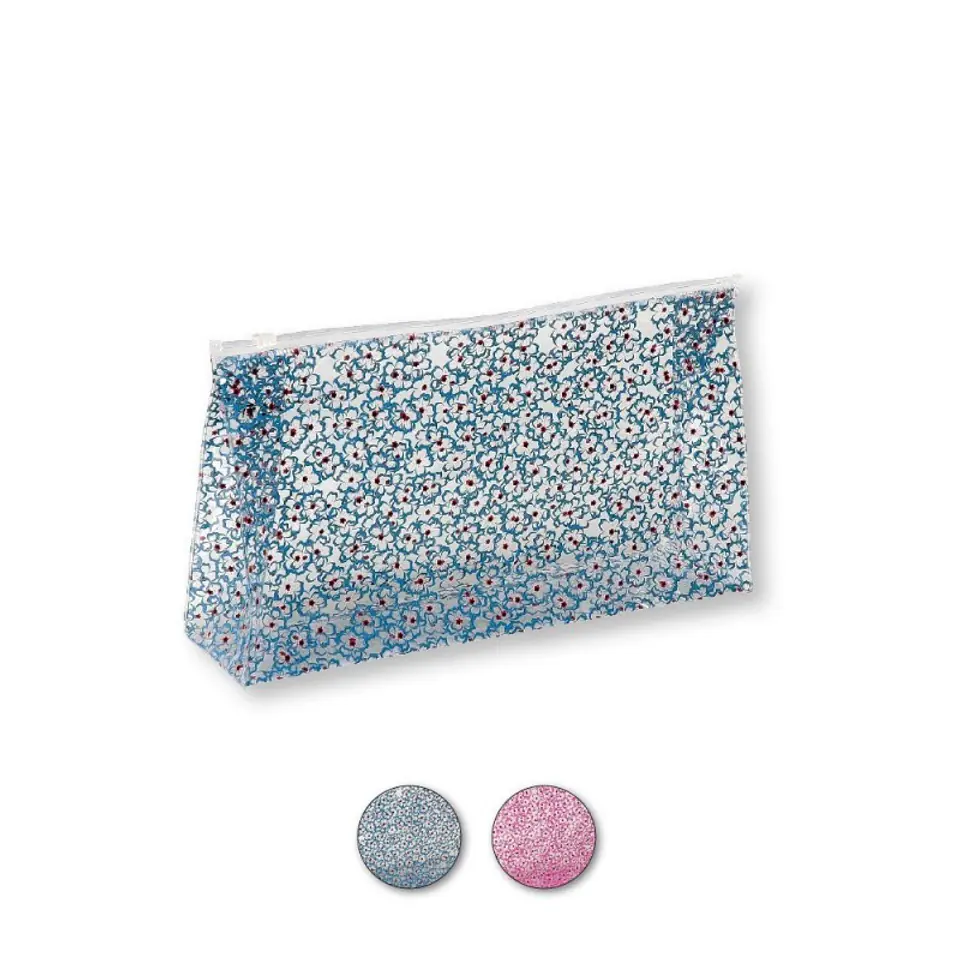 ⁨Top Choice Cosmetic bag for women PVC "CHERRY BLOSSOM" (94804) 1pc-mix colors⁩ at Wasserman.eu