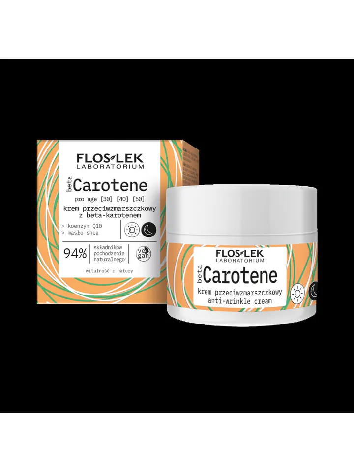 ⁨Floslek Beta Carotene Anti-wrinkle Cream⁩ at Wasserman.eu