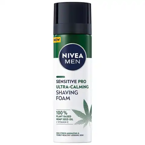 ⁨NIVEA MEN Ultra-łagodząca pianka do golenia Sensitive Pro Ultra-Calming 200 ml⁩ w sklepie Wasserman.eu
