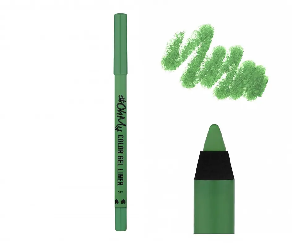 ⁨LAMEL OhMy Żelowa Kredka do oczu Color Gel Liner nr 403 - zielona 1.4g⁩ w sklepie Wasserman.eu