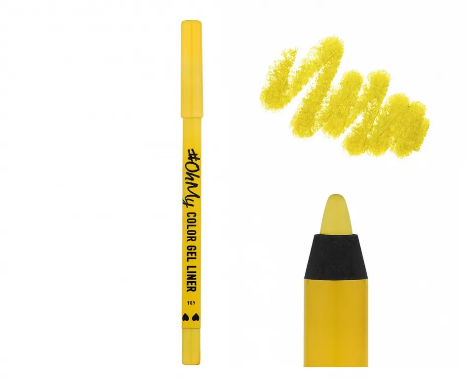 ⁨LAMEL OhMy Gel Eye Pencil Color Gel Liner No. 404 - Yellow 1.4g⁩ at Wasserman.eu