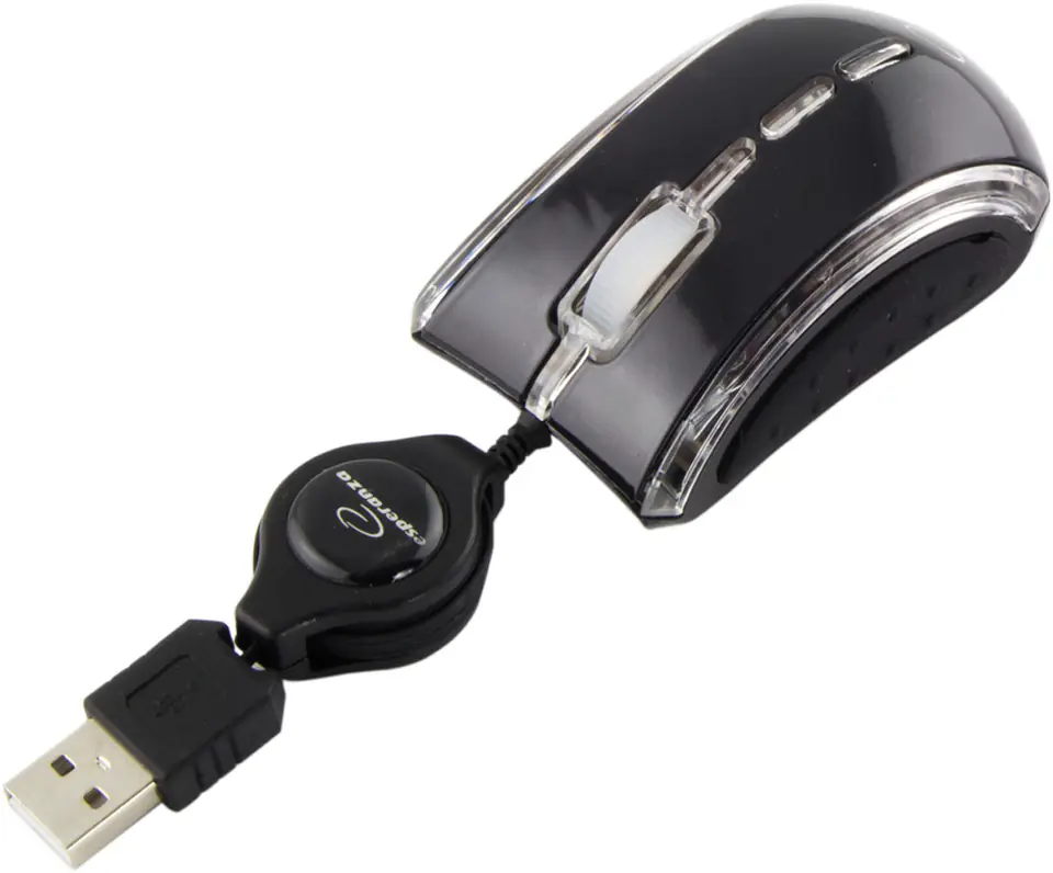 ⁨EM109K Elaneo Mouse mini optical USB black⁩ at Wasserman.eu