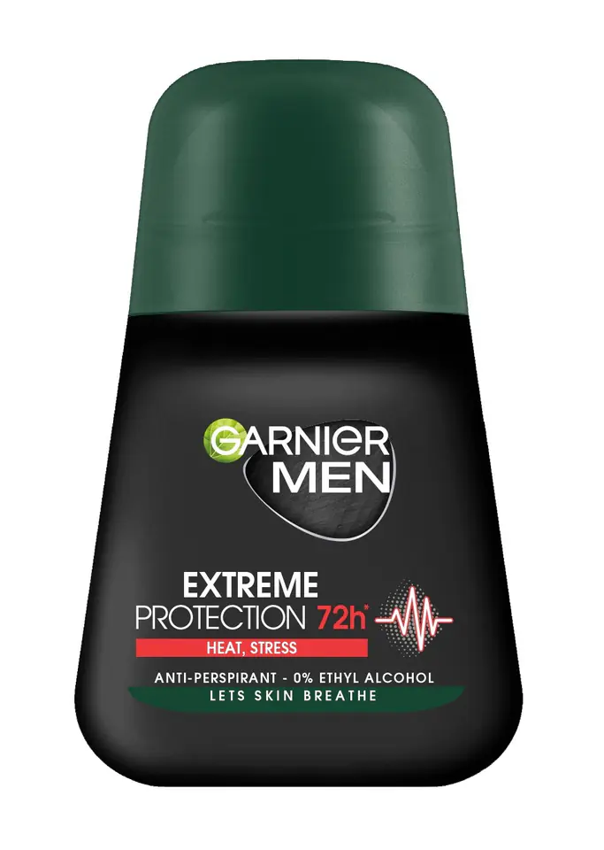 ⁨Garnier Men Dezodorant roll-on Extreme Protection 72h - Heat,Stress 50ml⁩ w sklepie Wasserman.eu