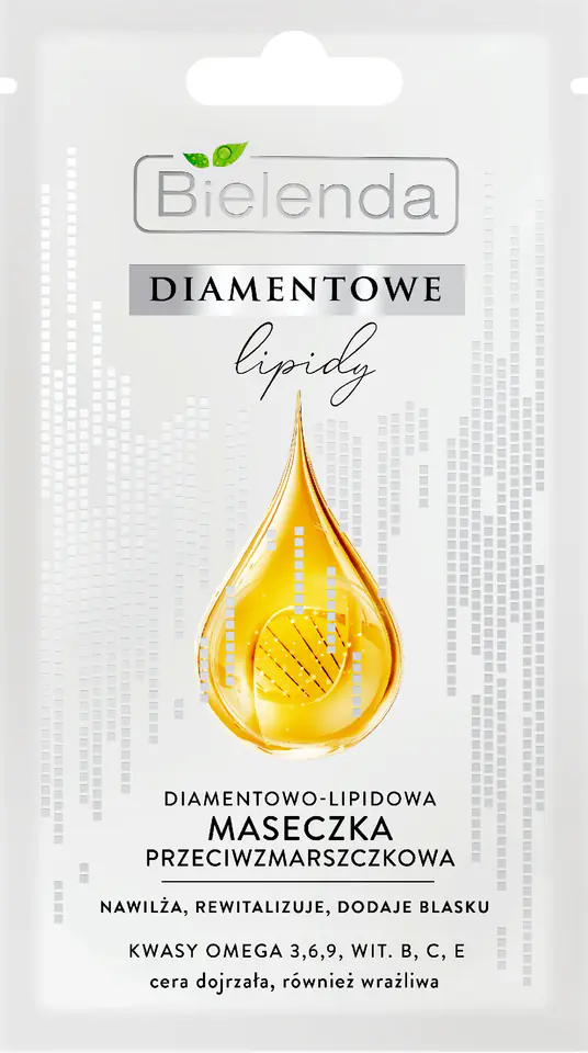 ⁨Bielenda Diamond Lipids Diamond-Lipid Anti-wrinkle Mask 8g⁩ at Wasserman.eu