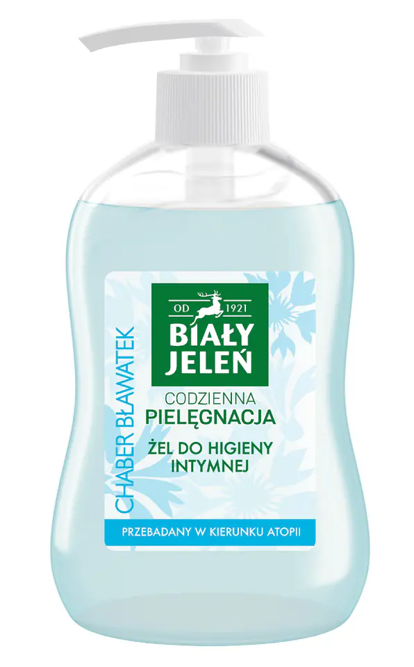 ⁨Biały Jeleń Żel do higieny intymnej hipoalergiczny Chaber Bławatek 500ml⁩ w sklepie Wasserman.eu