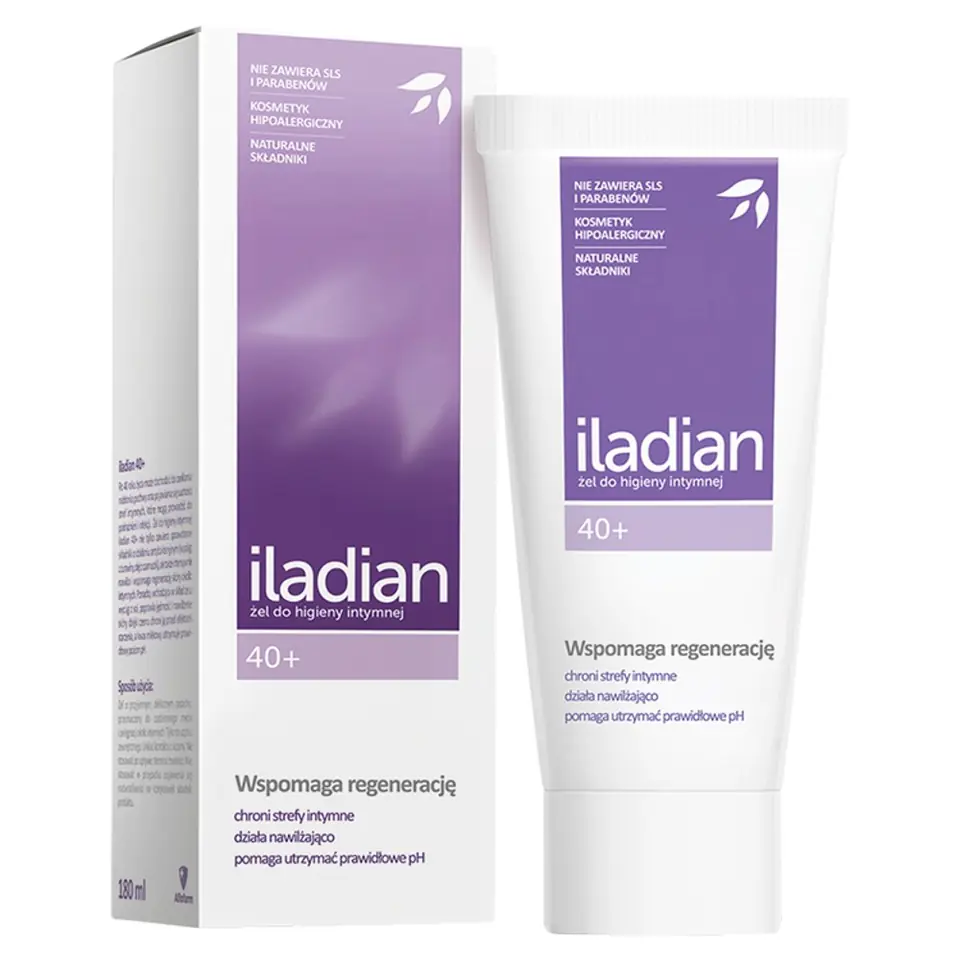 ⁨ILADIAN 40+ Żel do higieny intymnej - Wspomaga Regenerację 180ml⁩ w sklepie Wasserman.eu