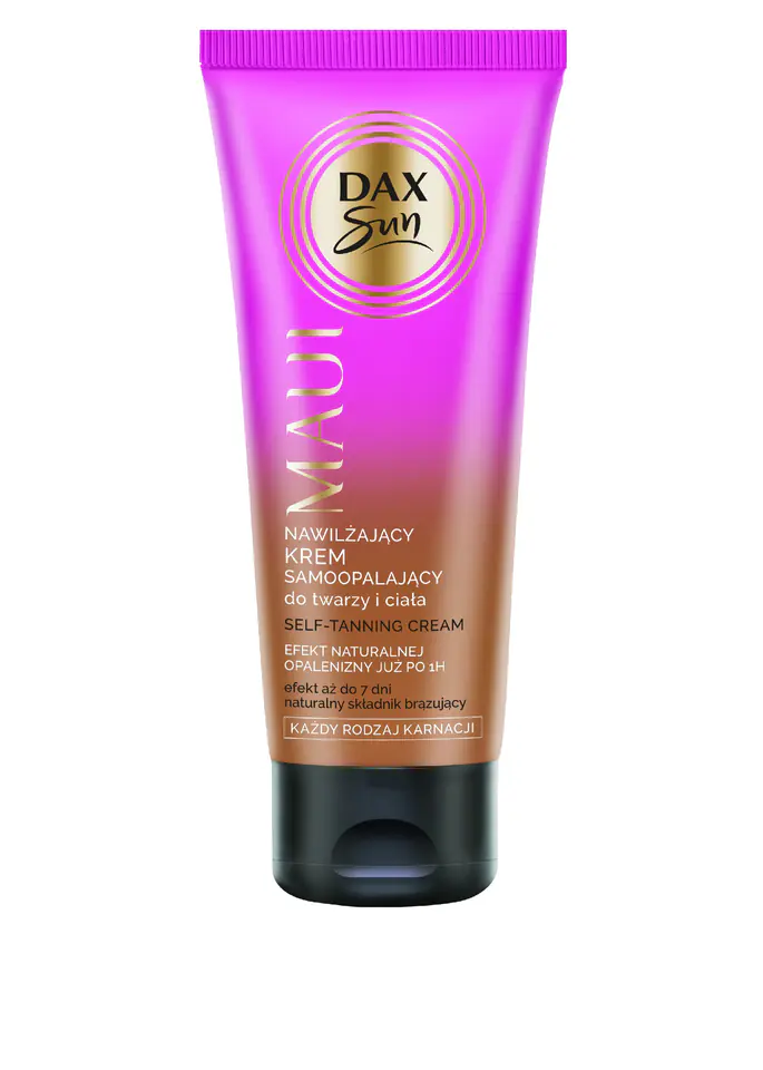 ⁨Dax Sun Moisturizing Self-Tanning Cream for Face and Body MAUI - any type of complexion 75ml⁩ at Wasserman.eu