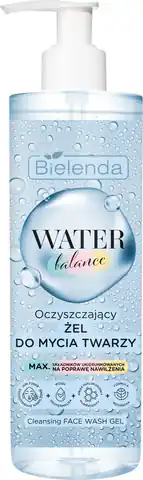 ⁨Bielenda Water Balance Oczyszczający Żel do mycia twarzy 195g⁩ w sklepie Wasserman.eu