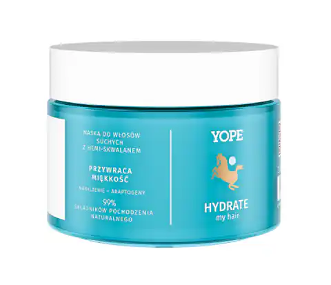 ⁨YOPE Hydrate My Hair Maska do włosów suchych z Hemi-Skwalanem 250ml⁩ w sklepie Wasserman.eu
