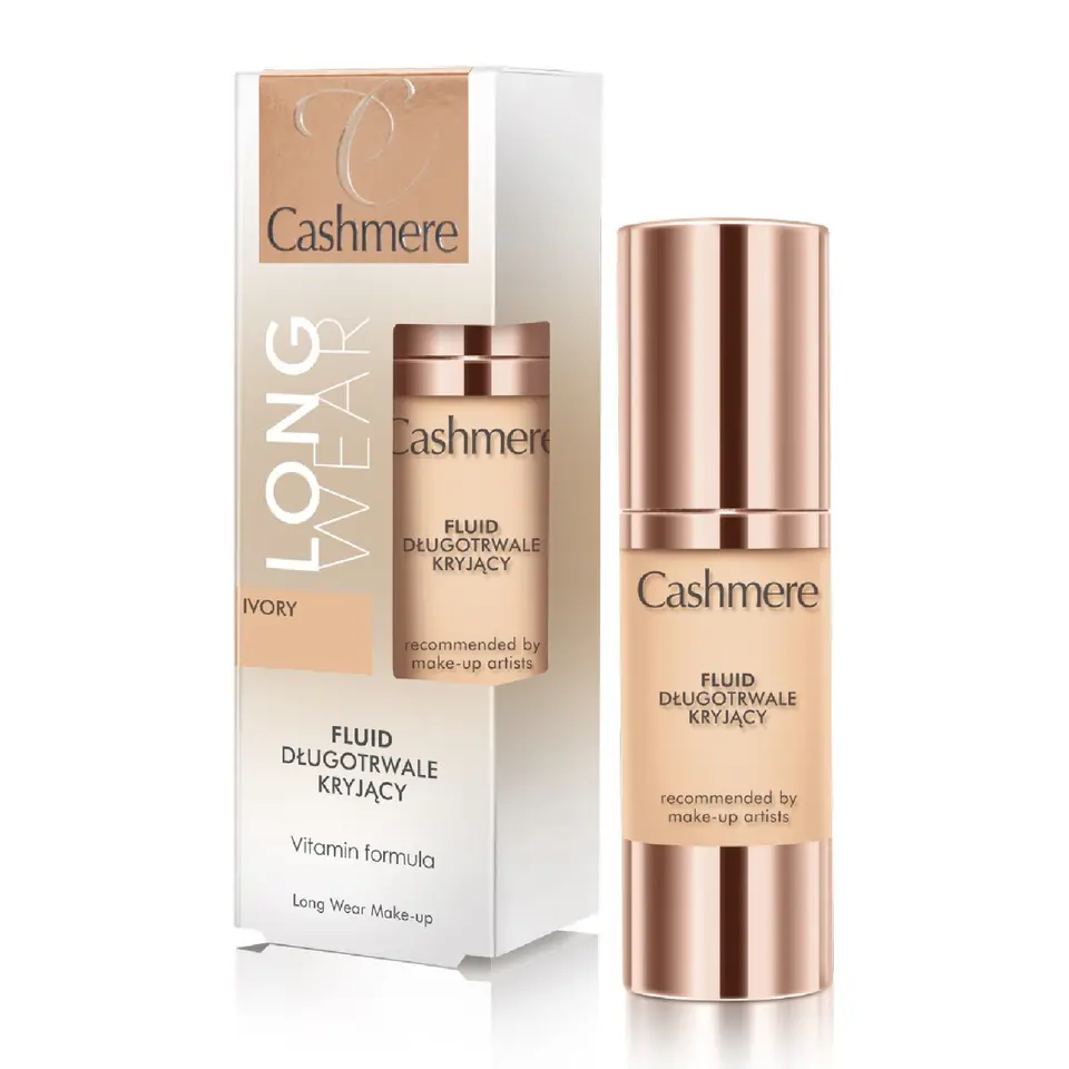 ⁨Dax Cosmetics Cashmere Long Wear Long-lasting covering fluid - Ivory 30ml⁩ at Wasserman.eu