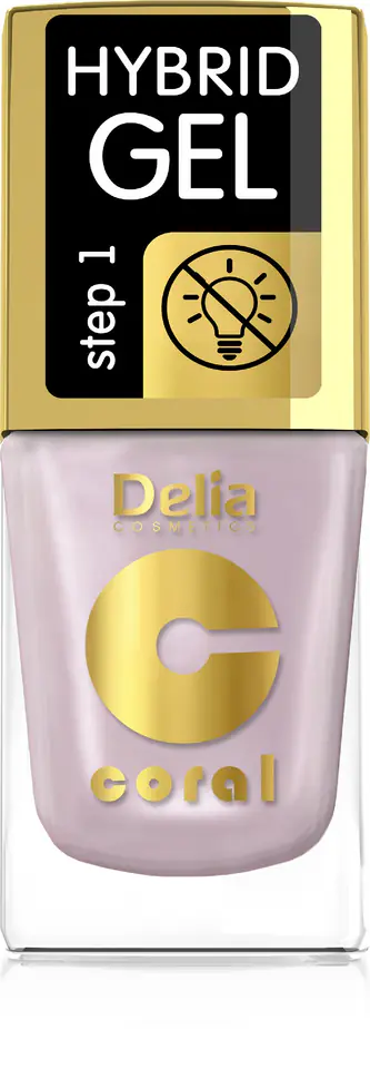 ⁨Delia Cosmetics Coral Hybrid Gel Nail Enamel No. 66 11ml⁩ at Wasserman.eu