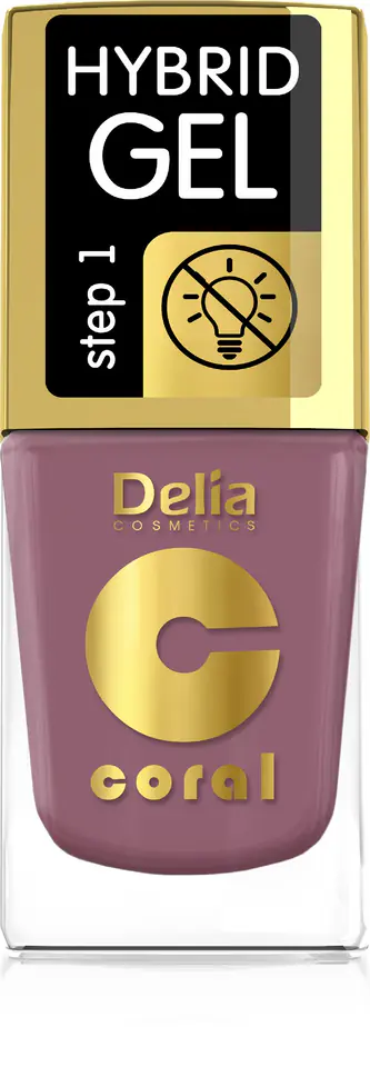 ⁨Delia Cosmetics Coral Hybrid Gel Emalia do paznokci nr 69 11ml⁩ w sklepie Wasserman.eu