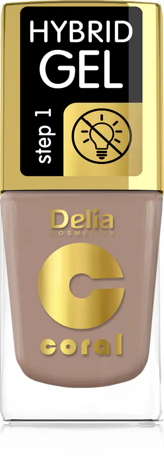 ⁨Delia Cosmetics Coral Hybrid Gel Enamel for Nails No. 83 11ml⁩ at Wasserman.eu