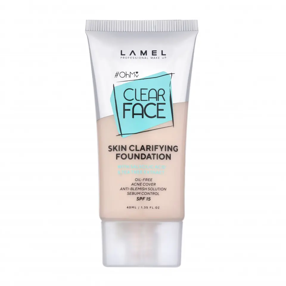 ⁨LAMEL OhMy Clear Face Foundation nr 401 40ml⁩ at Wasserman.eu