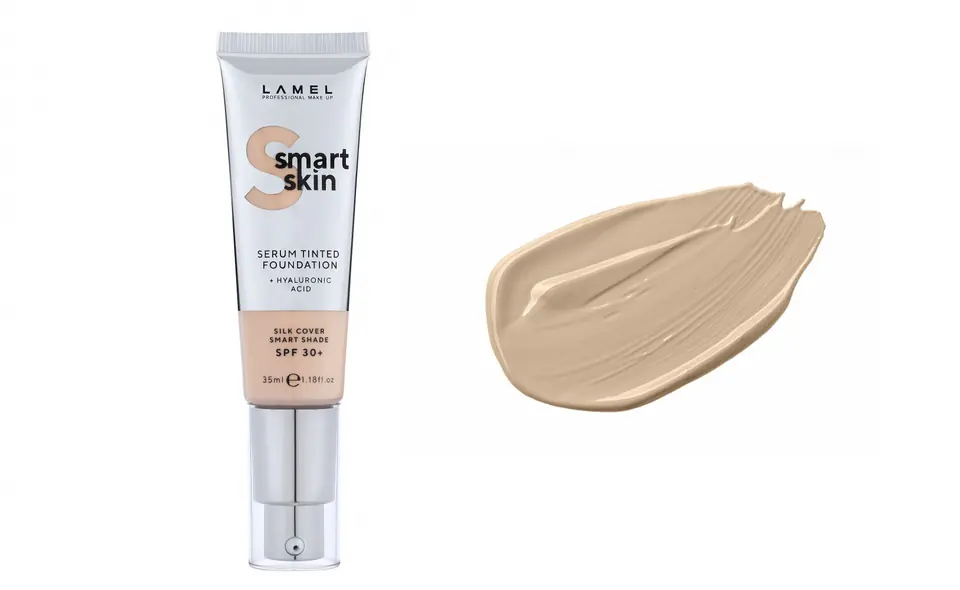 ⁨LAMEL Smart Skin Serum Tinted Foundation Podkład nawilżający z kwasem hialuronowym nr 403 Ivory 35ml⁩ w sklepie Wasserman.eu