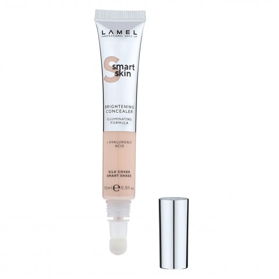 ⁨LAMEL Smart Skin Brightening Concealer Korektor z kwasem hialuronowym nr 401 15ml⁩ w sklepie Wasserman.eu