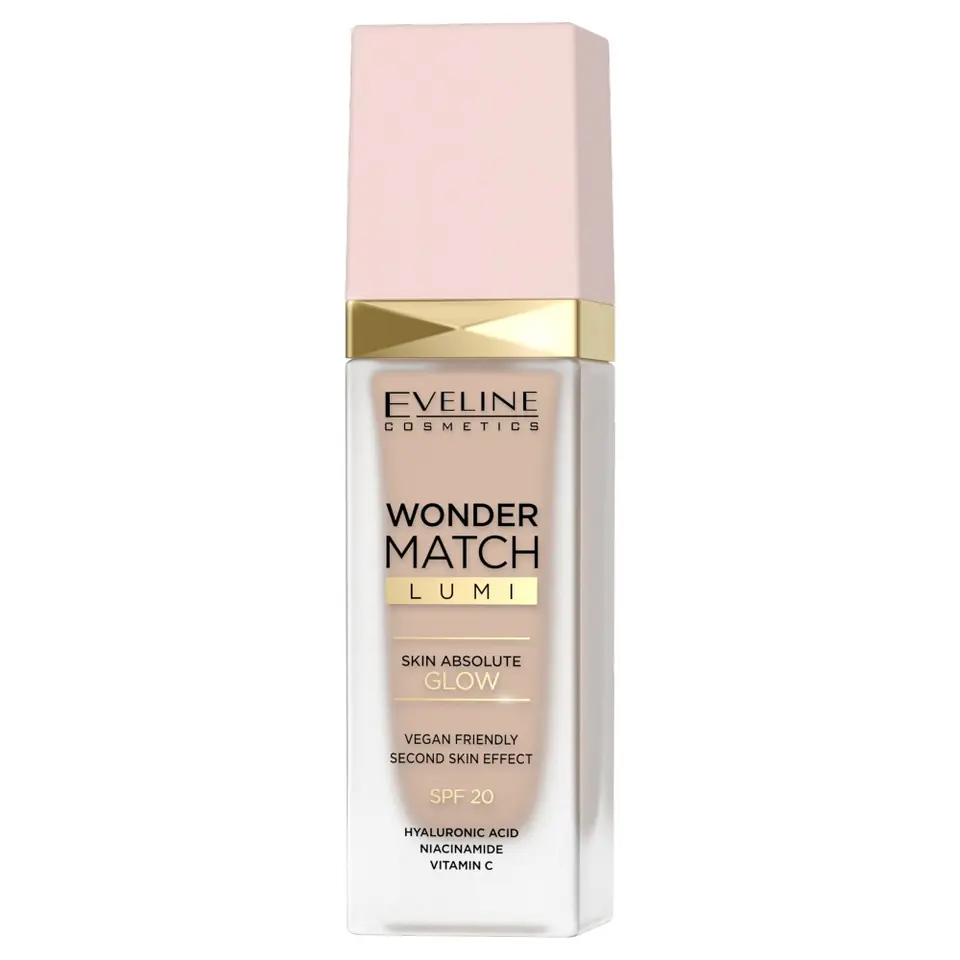 ⁨Eveline Wonder Match Lumi Illuminating Foundation No. 15 Neutral 30ml⁩ at Wasserman.eu