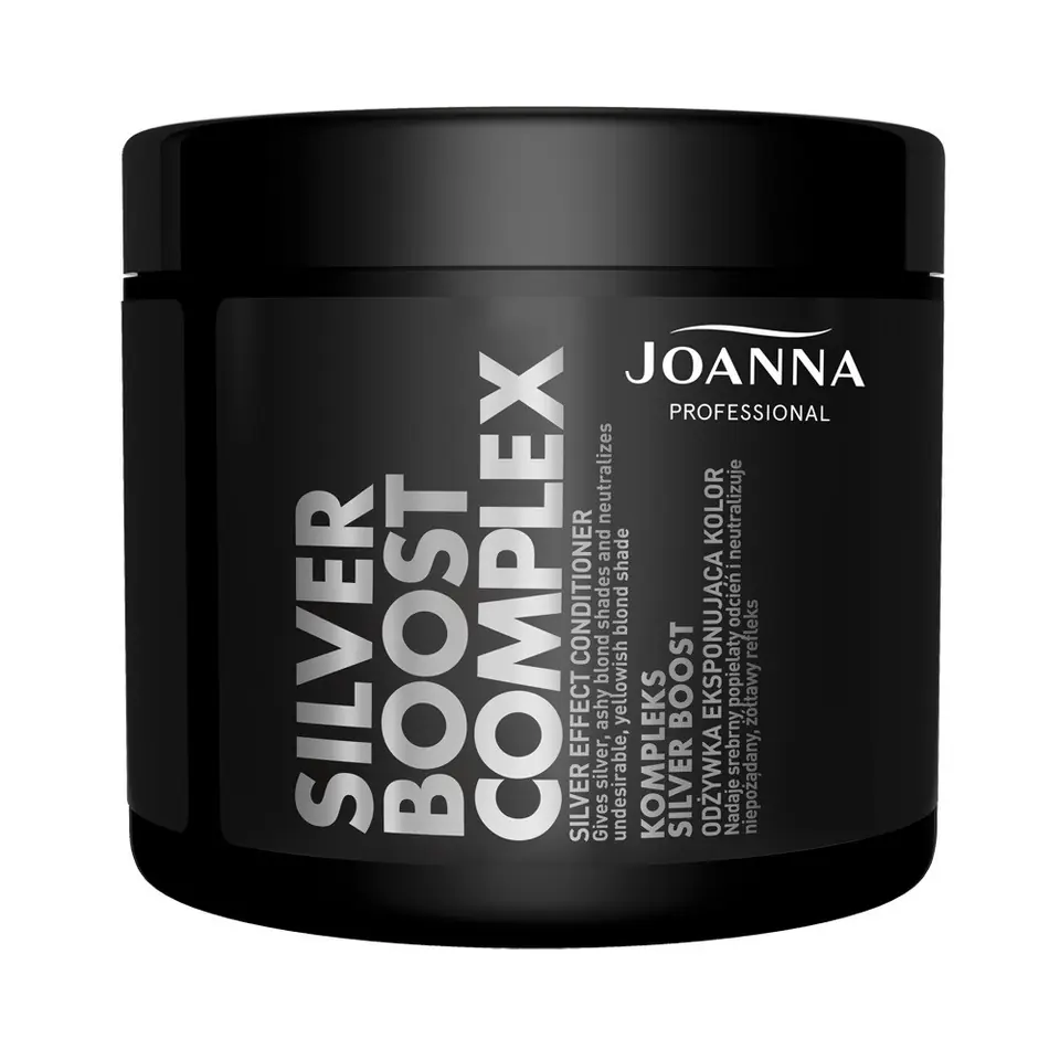 ⁨Joanna Professional Silver Boost Complex Odżywka eksponująca kolor 500g⁩ w sklepie Wasserman.eu