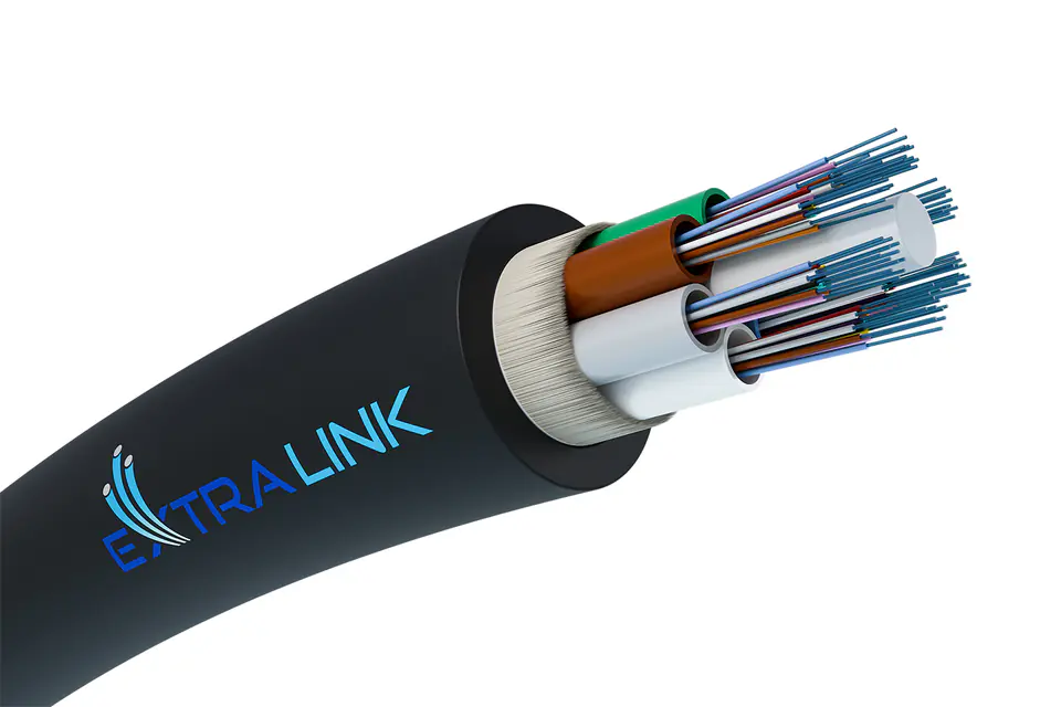 ⁨72F EXTRALINK SM DUCT OPTICAL FIBRE CABLE SM G652D DIAMETER 10MM 1.5KN⁩ at Wasserman.eu