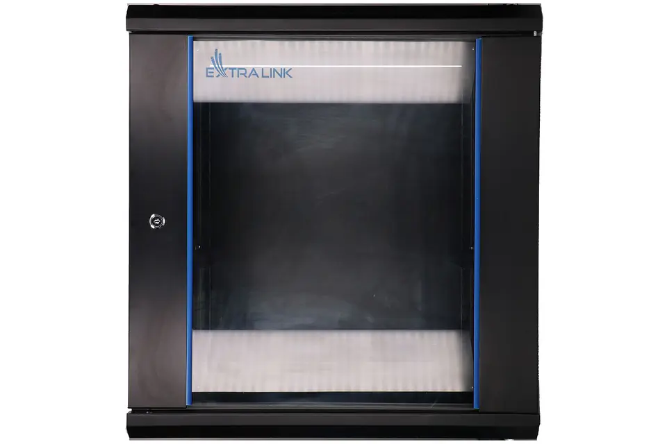 ⁨Extralink EX.7263 rack cabinet 12U Wall mounted rack Black⁩ at Wasserman.eu