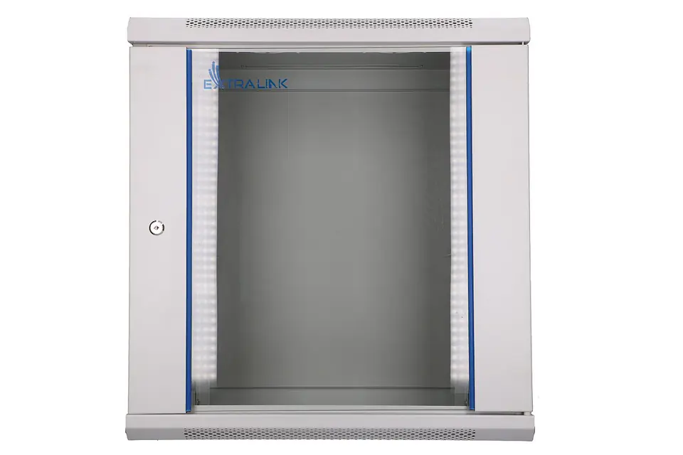 ⁨EXTRALINK 12U 600X450 WALL-MOUNTED RACKMOUNT CABINET GRAY⁩ w sklepie Wasserman.eu