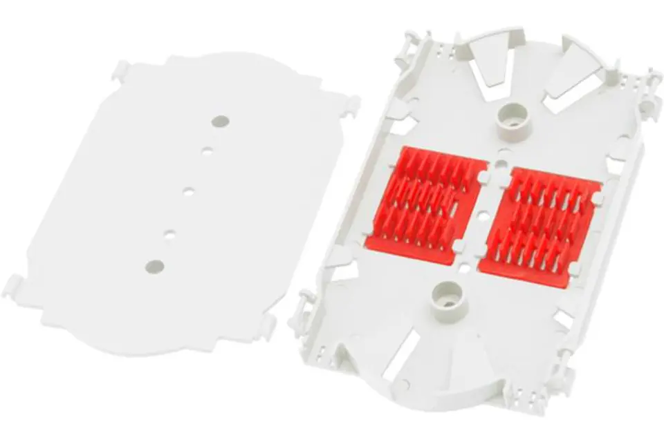 ⁨EXTRALINK 24 CORE FIBER OPTIC SPLICE TRAY SINGLE HOLE⁩ w sklepie Wasserman.eu