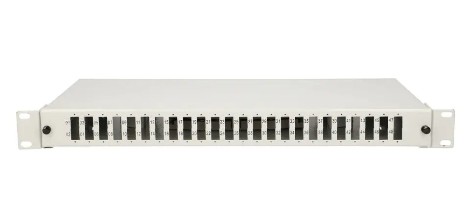 EXTRALINK 48 CORE (24 SC DUPLEX) FIBER OPTIC PATCH PANEL GRAY DUPLEX HOLES w sklepie Wasserman.eu