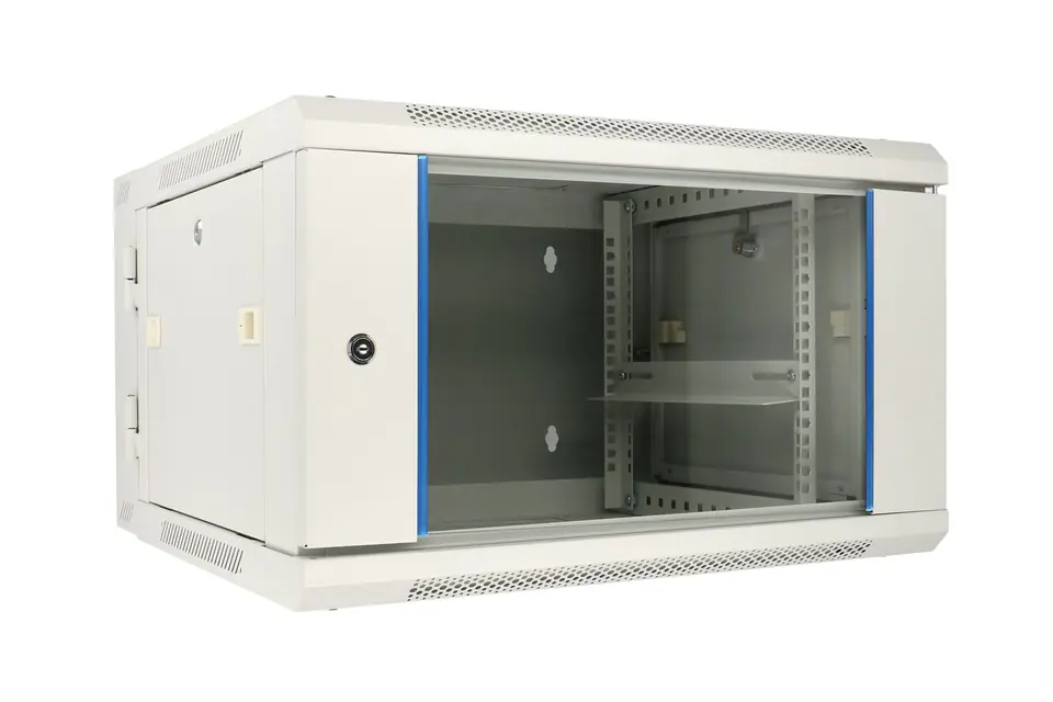 ⁨EXTRALINK 6U 600X600 AZH WALL-MOUNTED RACKMOUNT CABINET SWING TYPE GRAY⁩ w sklepie Wasserman.eu