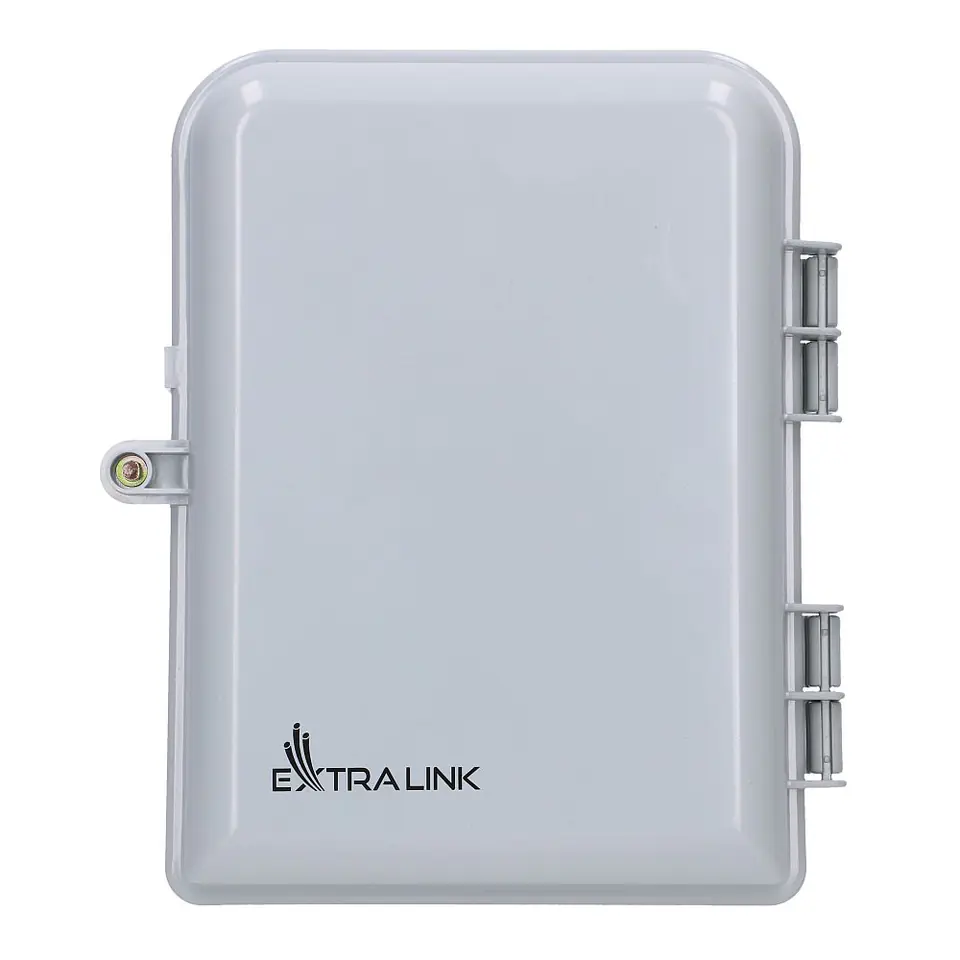 ⁨EXTRALINK EMMA V2 16 CORE FIBER OPTIC TERMINAL BOX WHITE MID-SPAN⁩ w sklepie Wasserman.eu