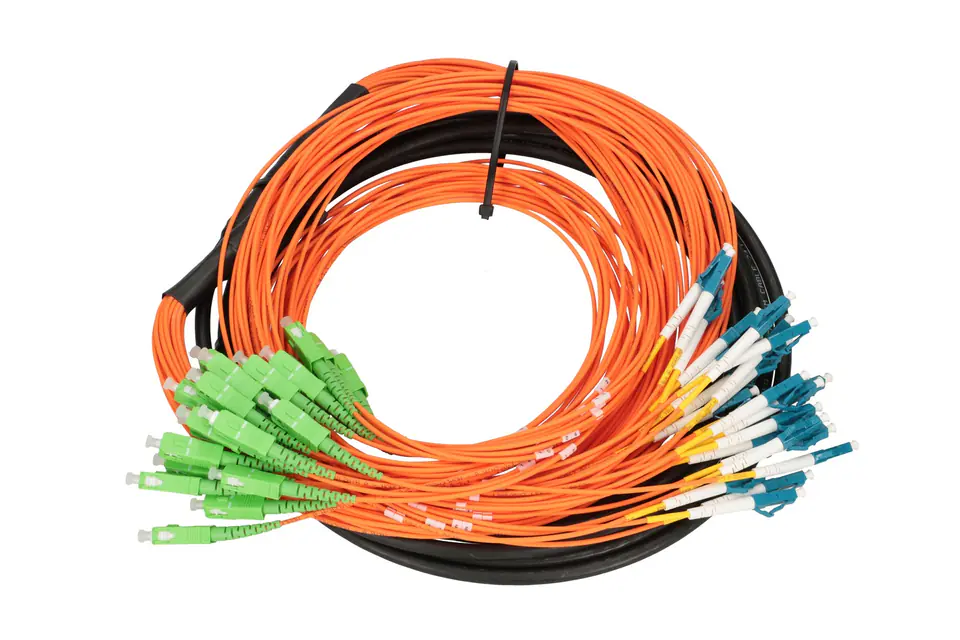 ⁨EXTRALINK MULTIPATCHCORD 24F SC/APC-LC/PC 7M ROZSZYCIE 1M⁩ w sklepie Wasserman.eu