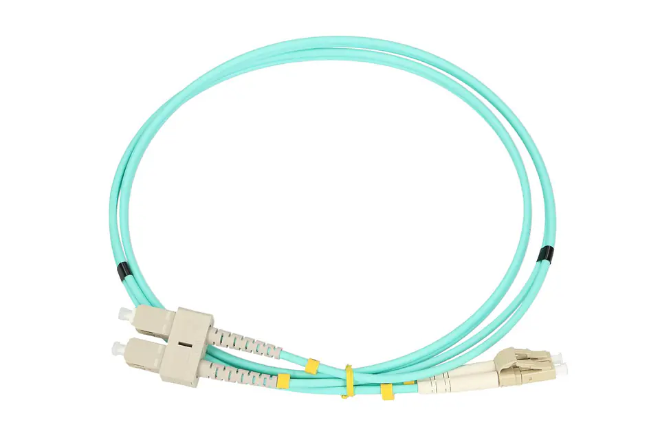 ⁨EXTRALINK PATCHCORD LC/UPC-SC/UPC MM OM3 DUPLEX 3.0MM 2M⁩ w sklepie Wasserman.eu