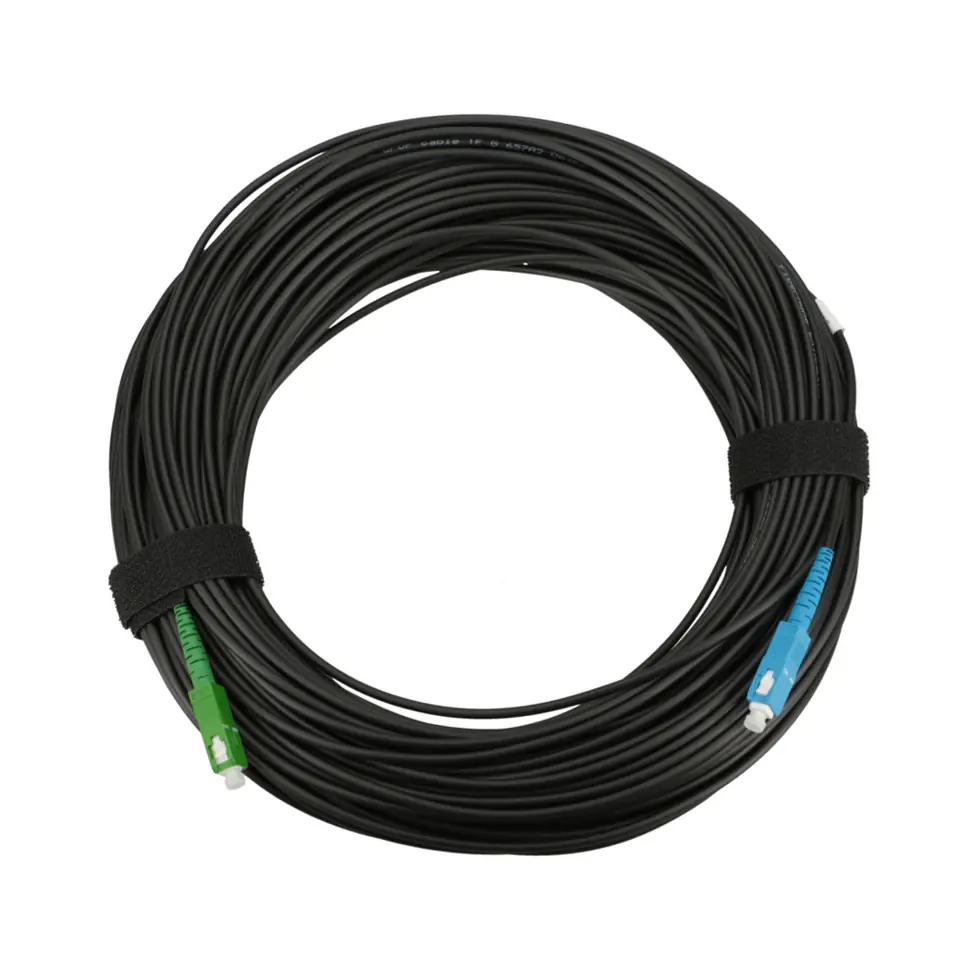 ⁨EXTRALINK PATCH CORD SC/APC-SC/UPC ROUND DROP SM SIMPLEX G.657A2 40M⁩ at Wasserman.eu