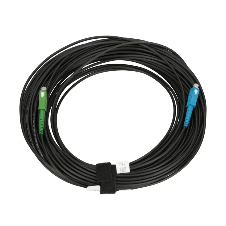 ⁨EXTRALINK PATCHCORD SC/APC-SC/UPC ROUND DROP SM SIMPLEX G.657A2 30M⁩ w sklepie Wasserman.eu