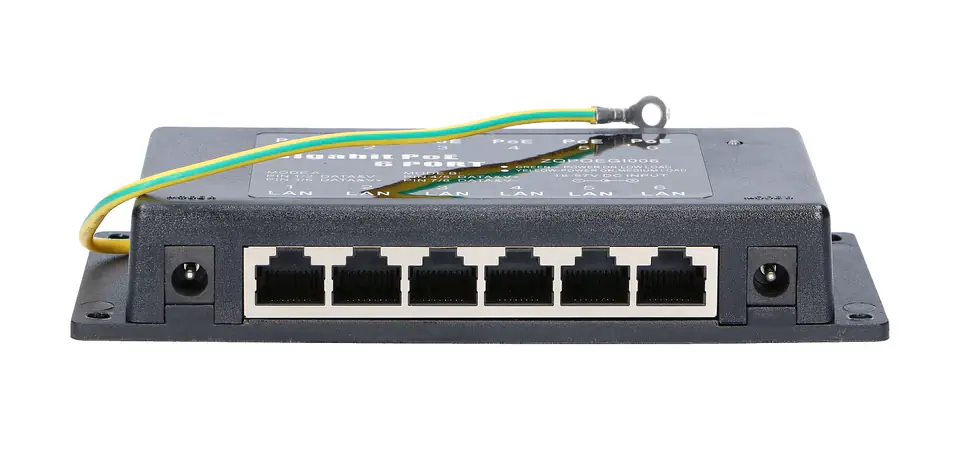 ⁨Extralink 6 Ports | Gigabit PoE Injector | 6x 1000Mbps RJ45⁩ at Wasserman.eu