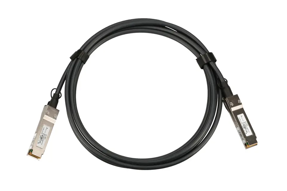 ⁨Cable QSFP+ DAC 40Gbps 3m 30AWG⁩ at Wasserman.eu