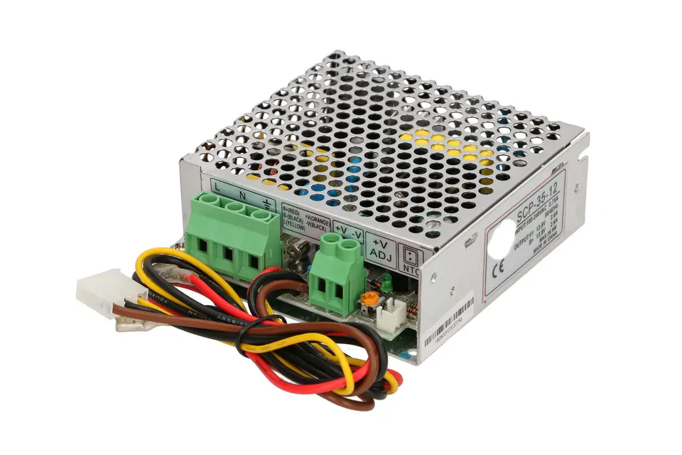 ⁨EXTRALINK SCP-35-12 POWER SUPPLY WITH BATTERY CHARGER 13.8V 35W 12V ZASILACZ BUFOROWY⁩ w sklepie Wasserman.eu