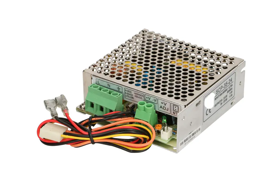 EXTRALINK SCP-35-24 POWER SUPPLY WITH BATTERY CHARGER 27.6V 35W 24V ZASILACZ BUFOROWY w sklepie Wasserman.eu