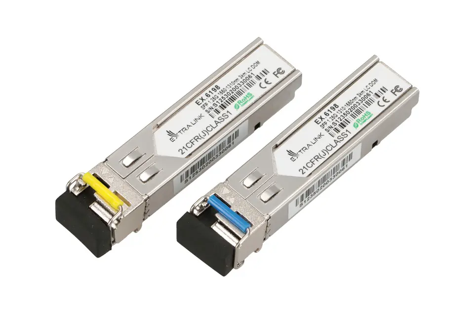 ⁨Modules SFP 1.25G SFP WDM 1310/1550nm 3 LC⁩ at Wasserman.eu