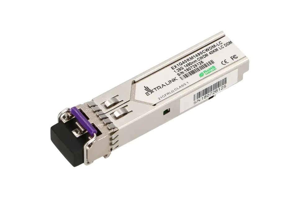 ⁨EXTRALINK SFP CWDM 1.25G 1490NM SM 40KM LC DOM⁩ w sklepie Wasserman.eu