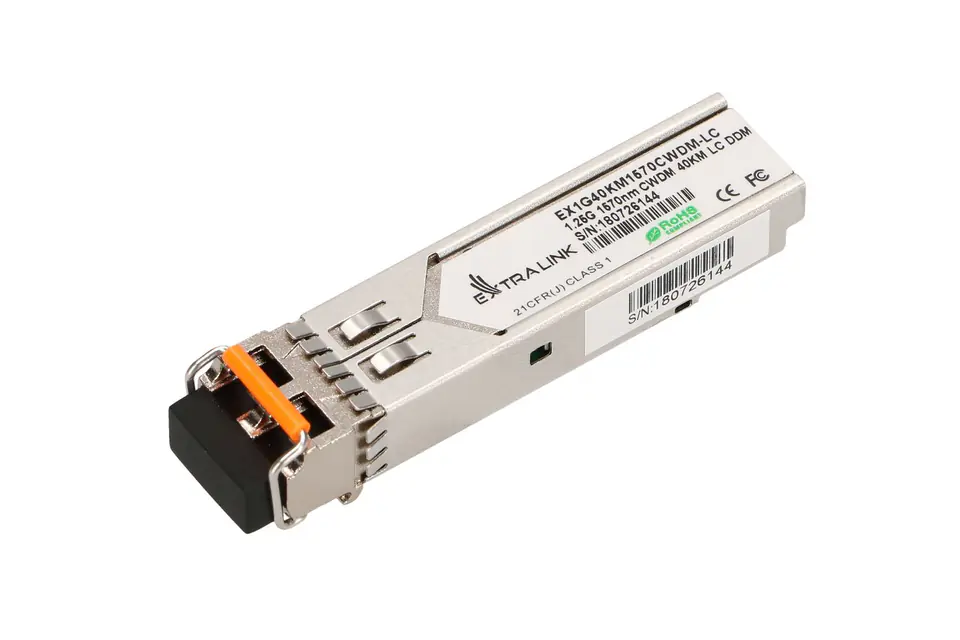 ⁨EXTRALINK SFP CWDM 1.25G 1570NM SM 40KM LC DOM⁩ w sklepie Wasserman.eu