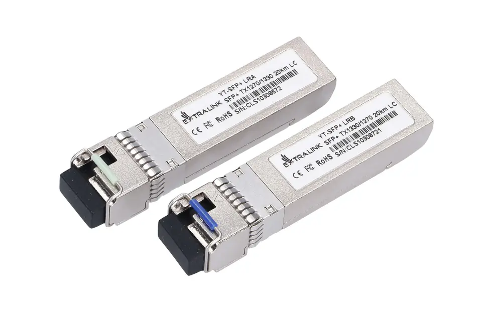 ⁨EXTRALINK SFP+ 10G WDM 1270/1330NM SM 20KM - PAIR (DEDICATED TO HP/ARUBA)⁩ w sklepie Wasserman.eu