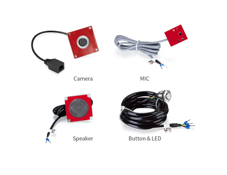 ⁨FANVIL PA2-KIT ACCESSORY PACKAGE - IP CAMERA MODULE, SPEAKER MODULE, MICROPHONE MODULE, BUTTON MODULE⁩ w sklepie Wasserman.eu