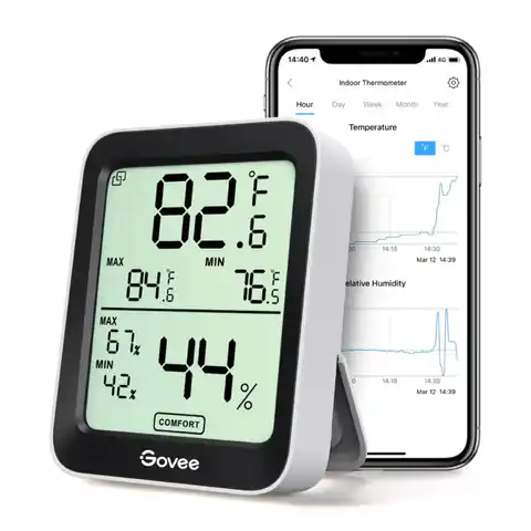 ⁨GOVEE H5075 BLUETOOTH THERMOMETER HYGROMETER WITH SCREEN⁩ at Wasserman.eu