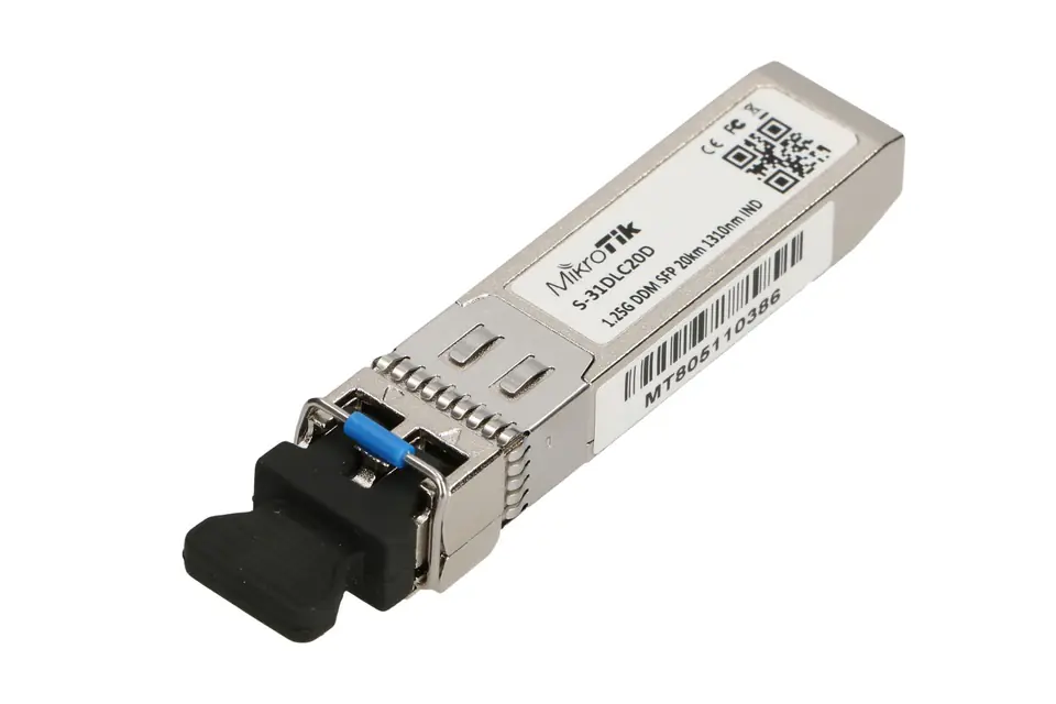 ⁨MIKROTIK S-31DLC20D SFP MODULE 1.25G SM 20KM 1310NM⁩ w sklepie Wasserman.eu