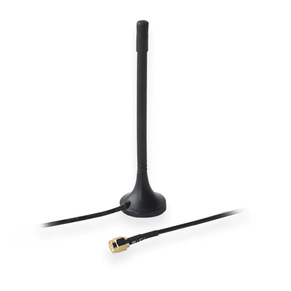 ⁨TELTONIKA WIFI 2,4 GHZ MAGNETIC RP-SMA ANTENNA 2DBI 1,5M CABLE 003R-00230 PR1KRF30⁩ w sklepie Wasserman.eu